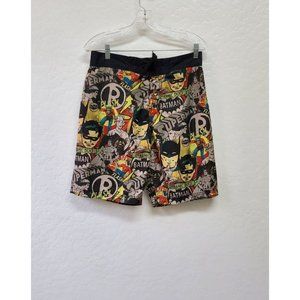 DC Comics Batman Superman Men's Swim Trunks Board Shorts with mesh Size M